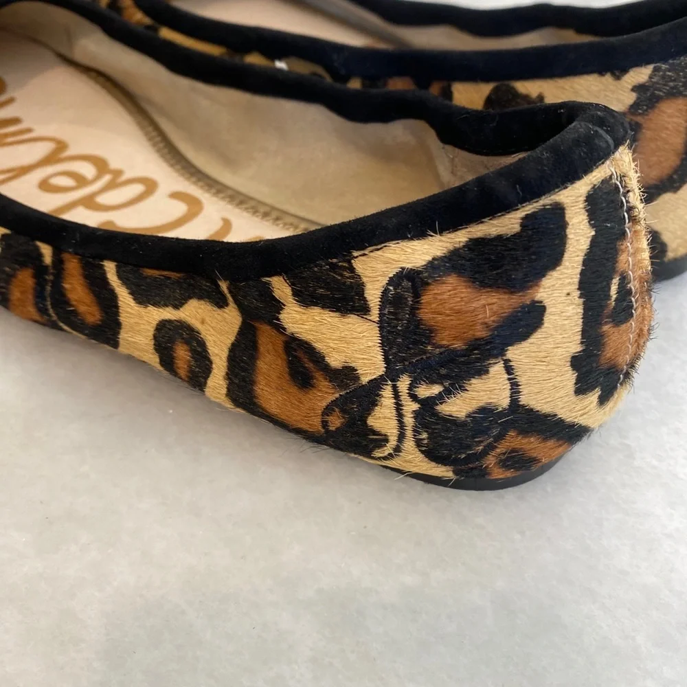 Sam edelman leapord flats 8